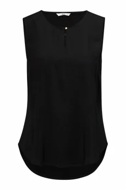 Ellos Collection Ærmeløs bluse i viskose