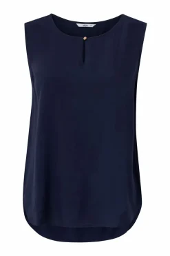 Ellos Collection Ærmeløs bluse i viskose