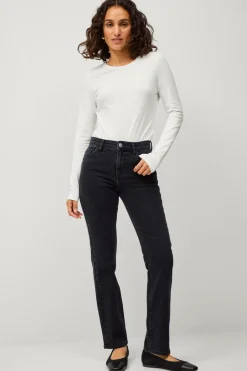 Ellos Collection Smalle stretchjeans med høj talje