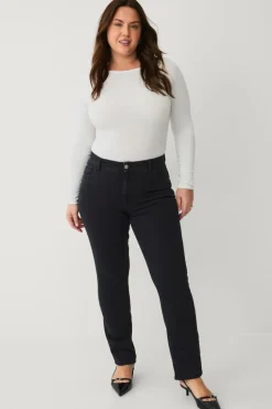 Ellos Collection Smalle stretchjeans med høj talje