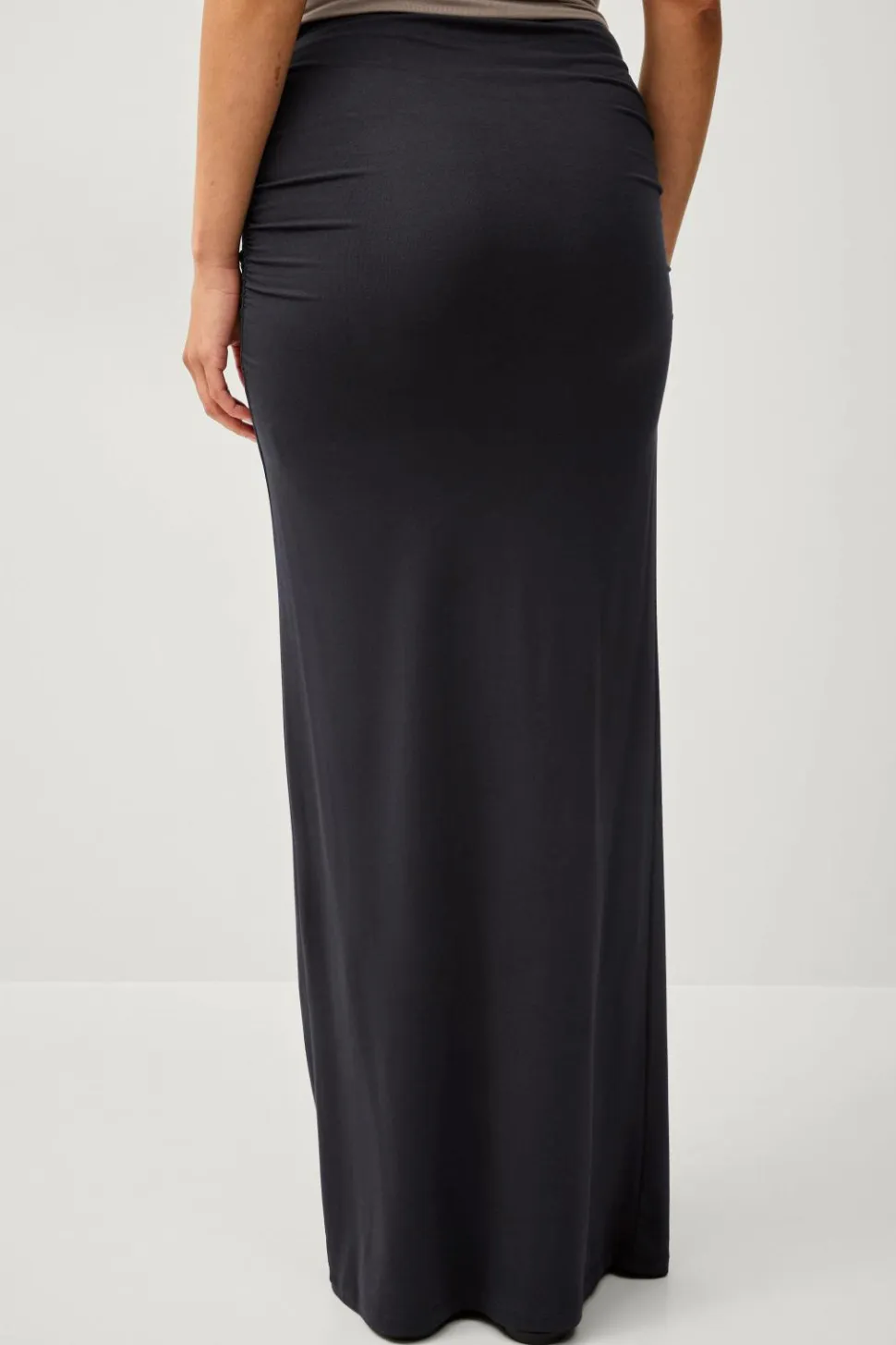 Ellos Collection Soft maxi-nederdel med rynker i siderne