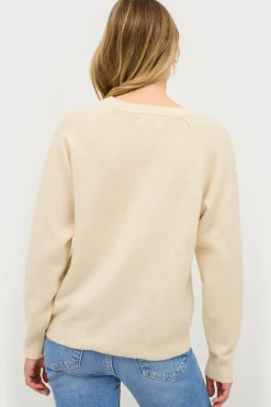 Ellos Collection Strikket trøje med rund hals