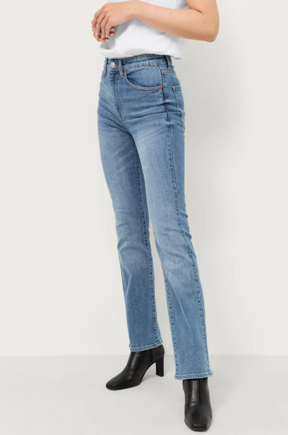 Ellos Collection Stretchjeans med svaj med høj talje