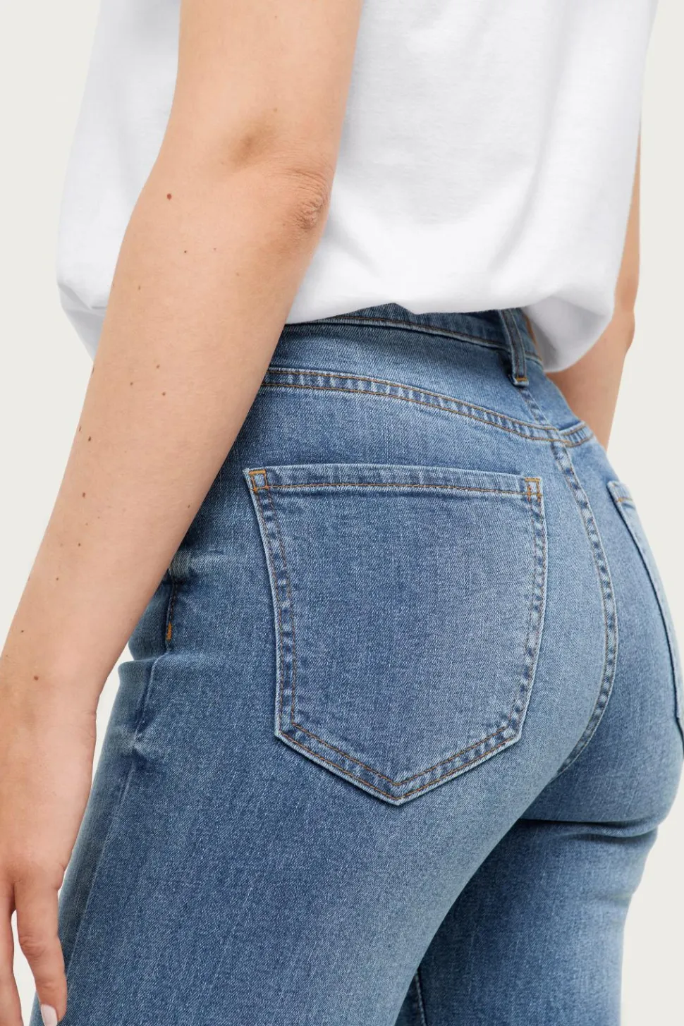 Ellos Collection Stretchjeans med svaj med høj talje
