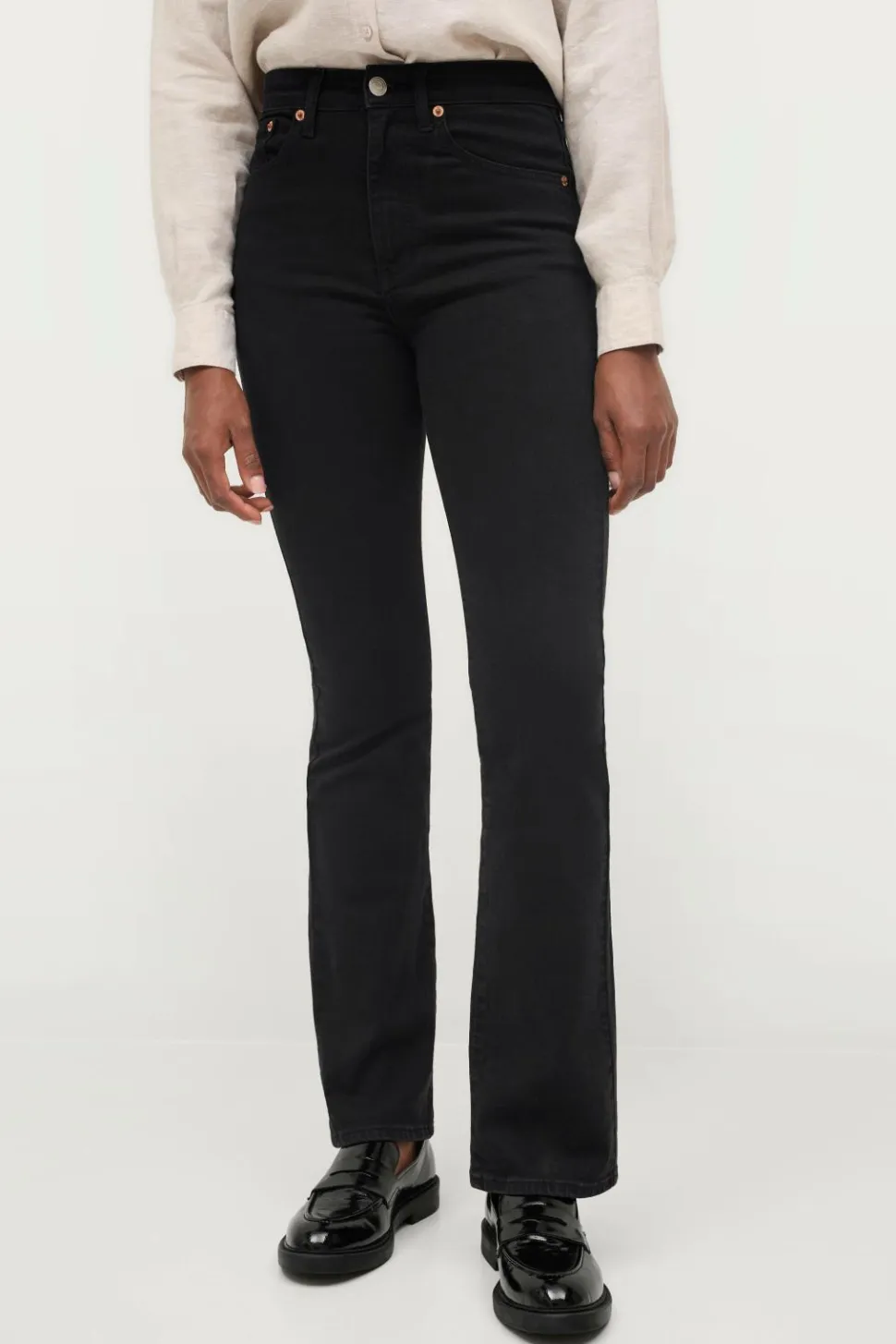 Ellos Collection Stretchjeans med svaj med høj talje
