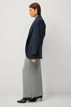 Ellos Collection Strikket kjole med sidedrapering