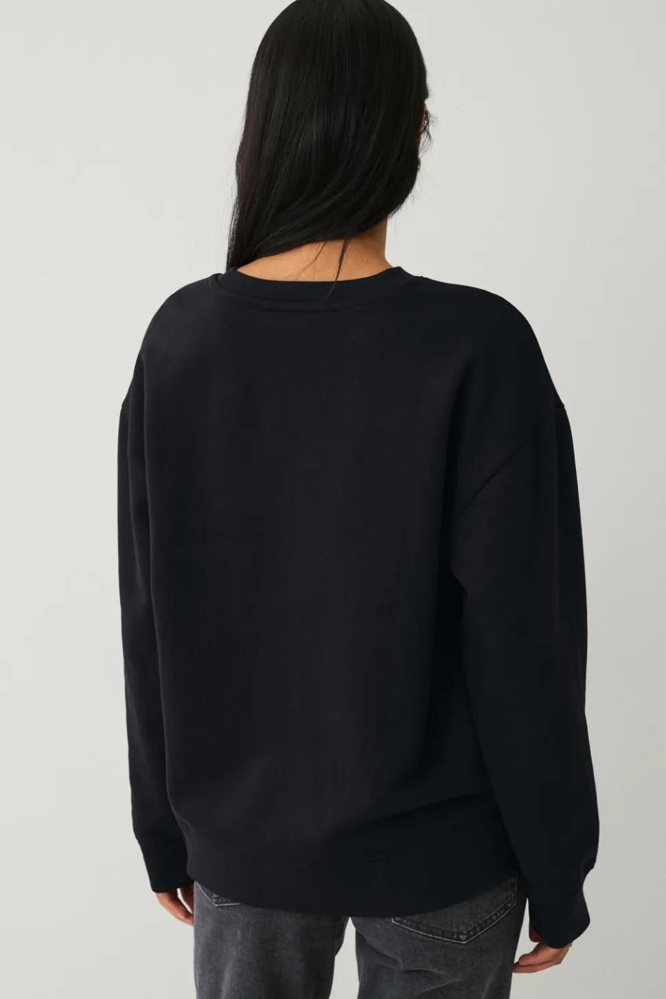 Ellos Collection Sweatshirt med børstet inderside