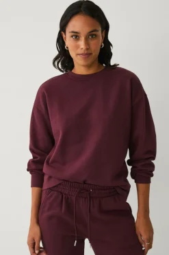 Ellos Collection Sweatshirt med børstet inderside