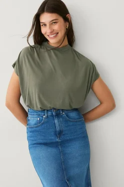Ellos Collection Top med rynkede detaljer