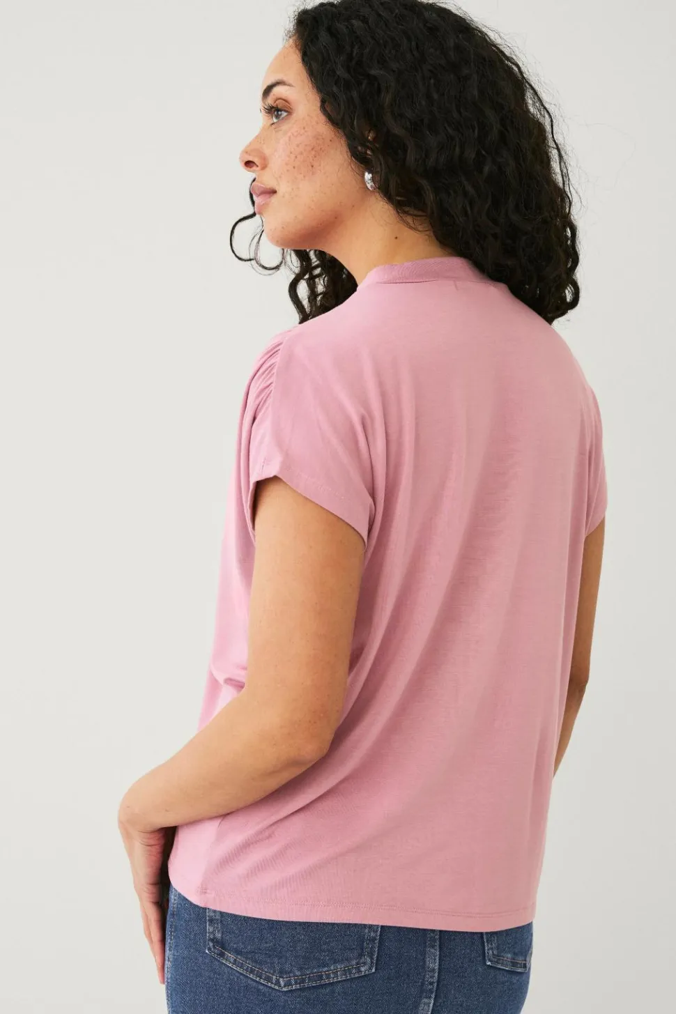 Ellos Collection Top med rynkede detaljer