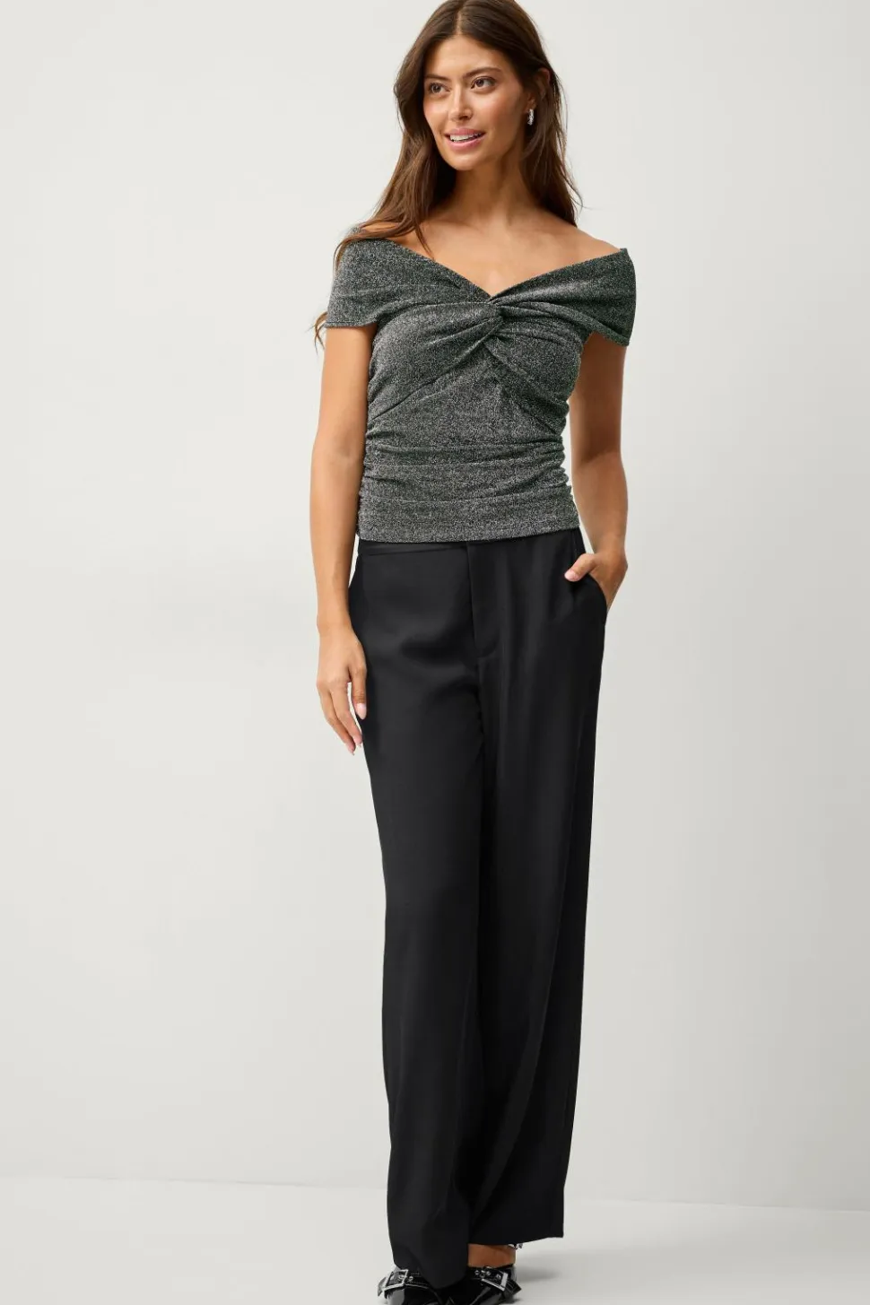 Ellos Collection Top med drapering
