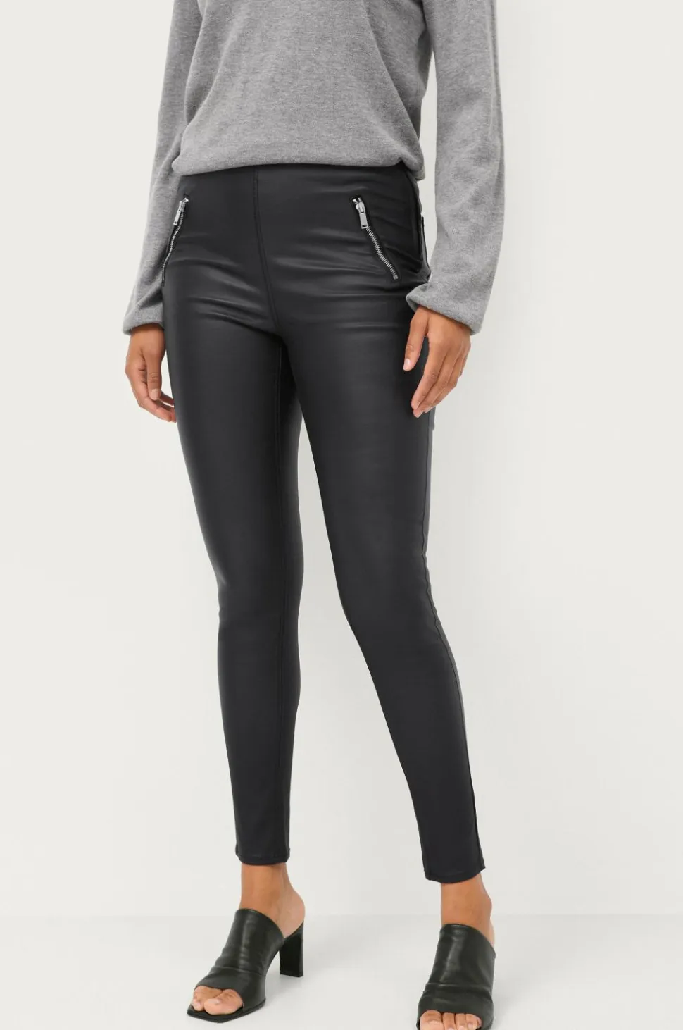 Ellos Collection Treggings i imiteret læder