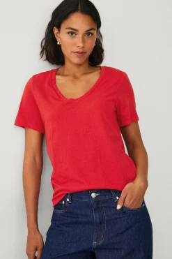 Ellos Collection T-shirt med v-hals