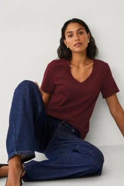Ellos Collection T-shirt med v-hals
