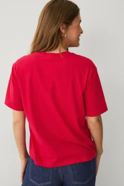 Ellos Collection T-shirt i bomuld med afslappet pasform