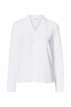 Ellos Collection Viskosebluse med flæsedetalje bluse