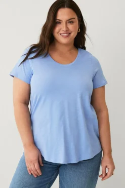 Ellos Plus collection Top med rund hals