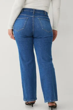 Ellos Plus collection Højtaljede jeans med brede ben