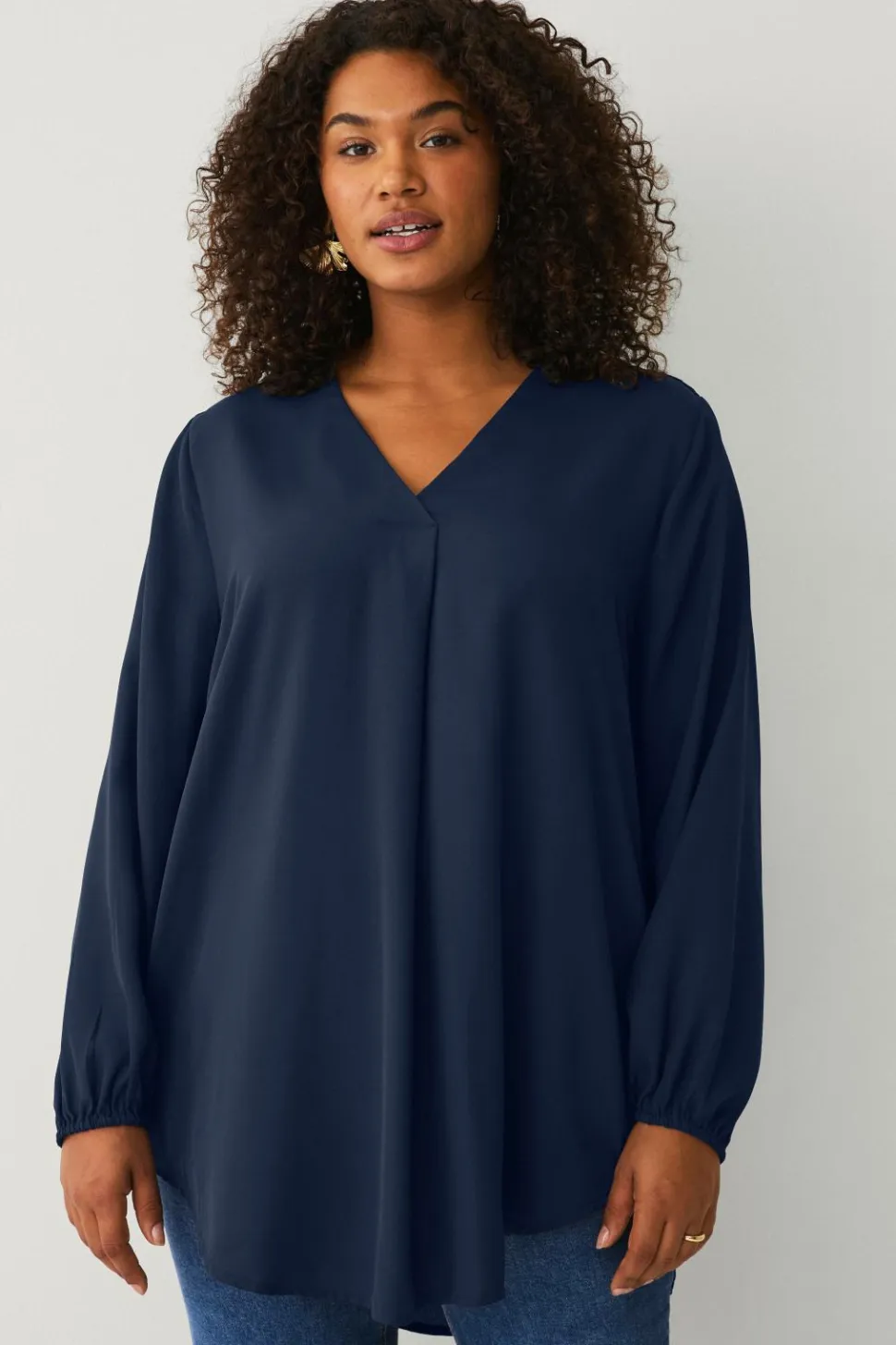 Ellos Plus collection Tunika med v-hals