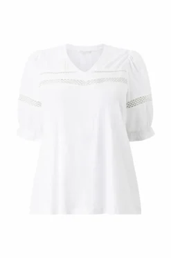 Ellos Plus collection Top med blondedetaljer