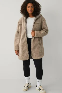 Ellos Plus collection Lang, foret fleecejakke