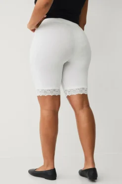 Ellos Plus collection Korte cykelshorts med blondekant