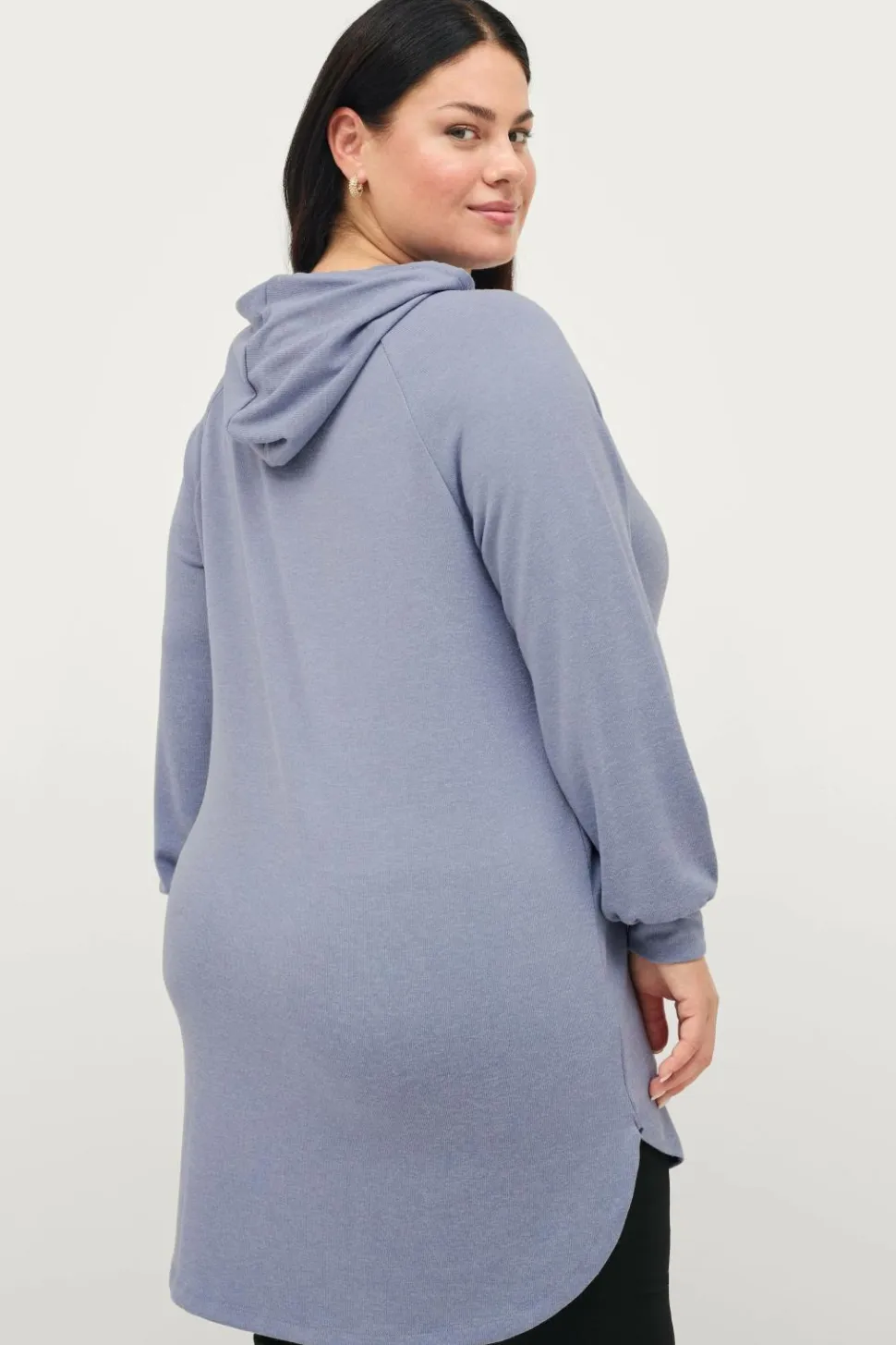 Ellos Plus collection Sweatshirttunika med hætte