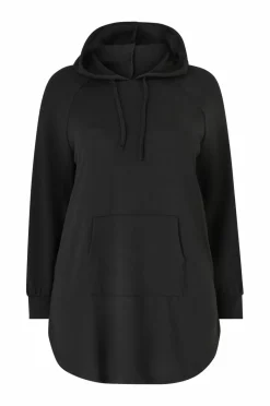 Ellos Plus collection Lang sweatshirt med hætte