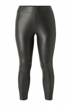 Ellos Plus collection PU-leggings med høj talje