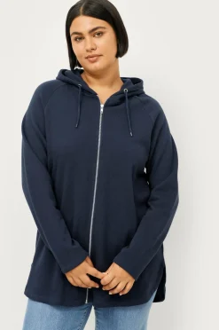 Ellos Plus collection Sweatshirt med lynlås