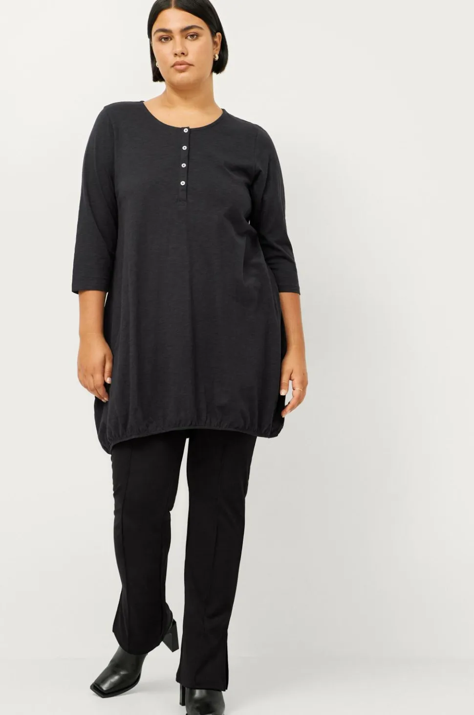 Ellos Plus collection Tunika i bomuldsjersey