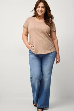 Ellos Plus collection Top med rund hals