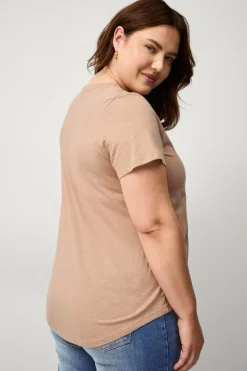 Ellos Plus collection Top med rund hals