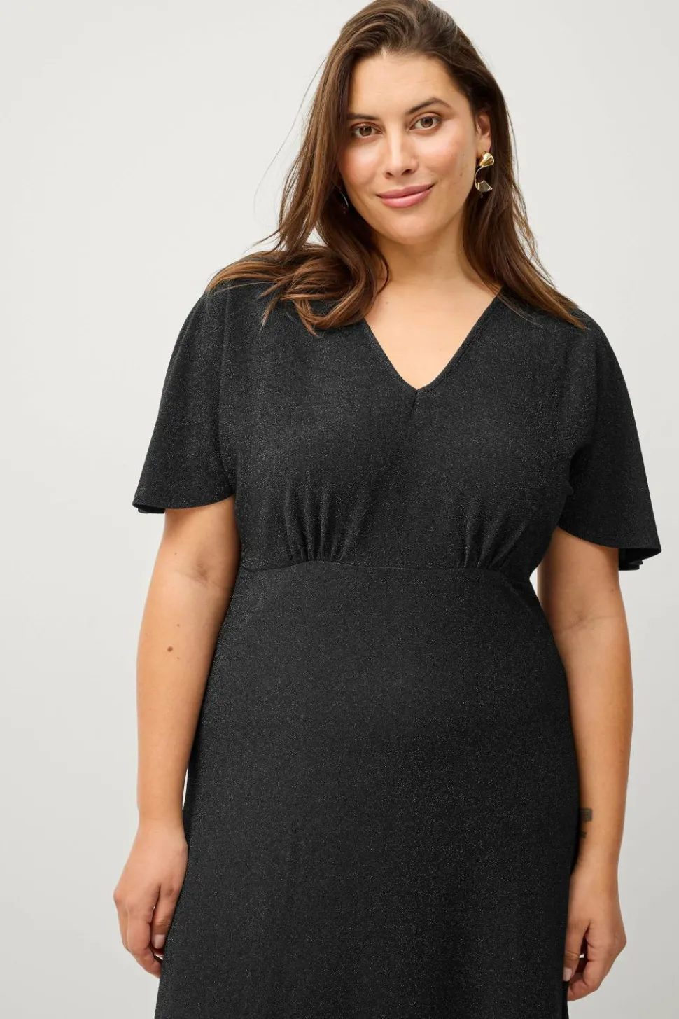 Ellos Plus collection Kjole i lurex