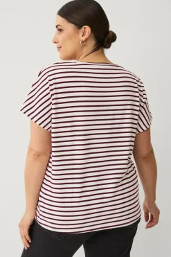 Ellos Plus collection Jerseytop med en træramme