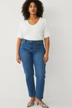 Ellos Plus collection Blød top med V-hals