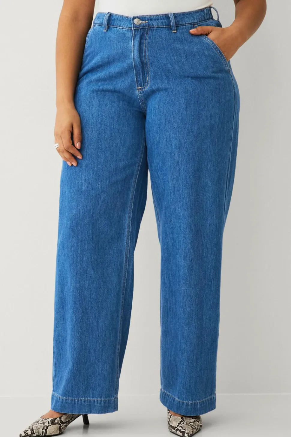 Ellos Plus collection Jeans med bred pasform