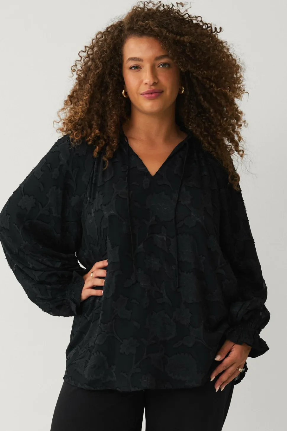 Ellos Plus collection Tunika med en v-hals