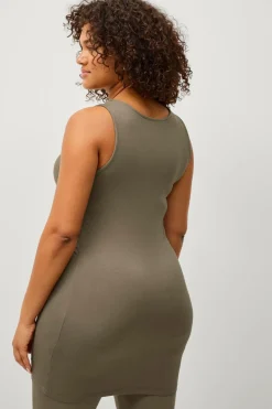 Ellos Plus collection Soft Ærmeløs top i længere model