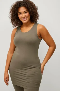 Ellos Plus collection Soft Ærmeløs top i længere model