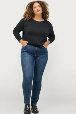 Ellos Plus collection Lige jeans med høj talje