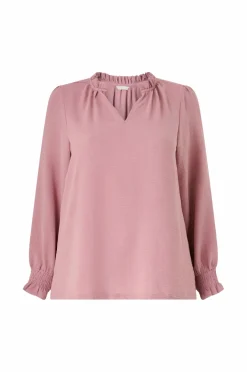 Ellos Plus collection Bluse med v-formet halsudskæring