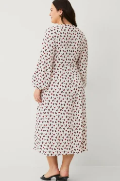 Ellos Plus collection Maxi kjole med V-hals