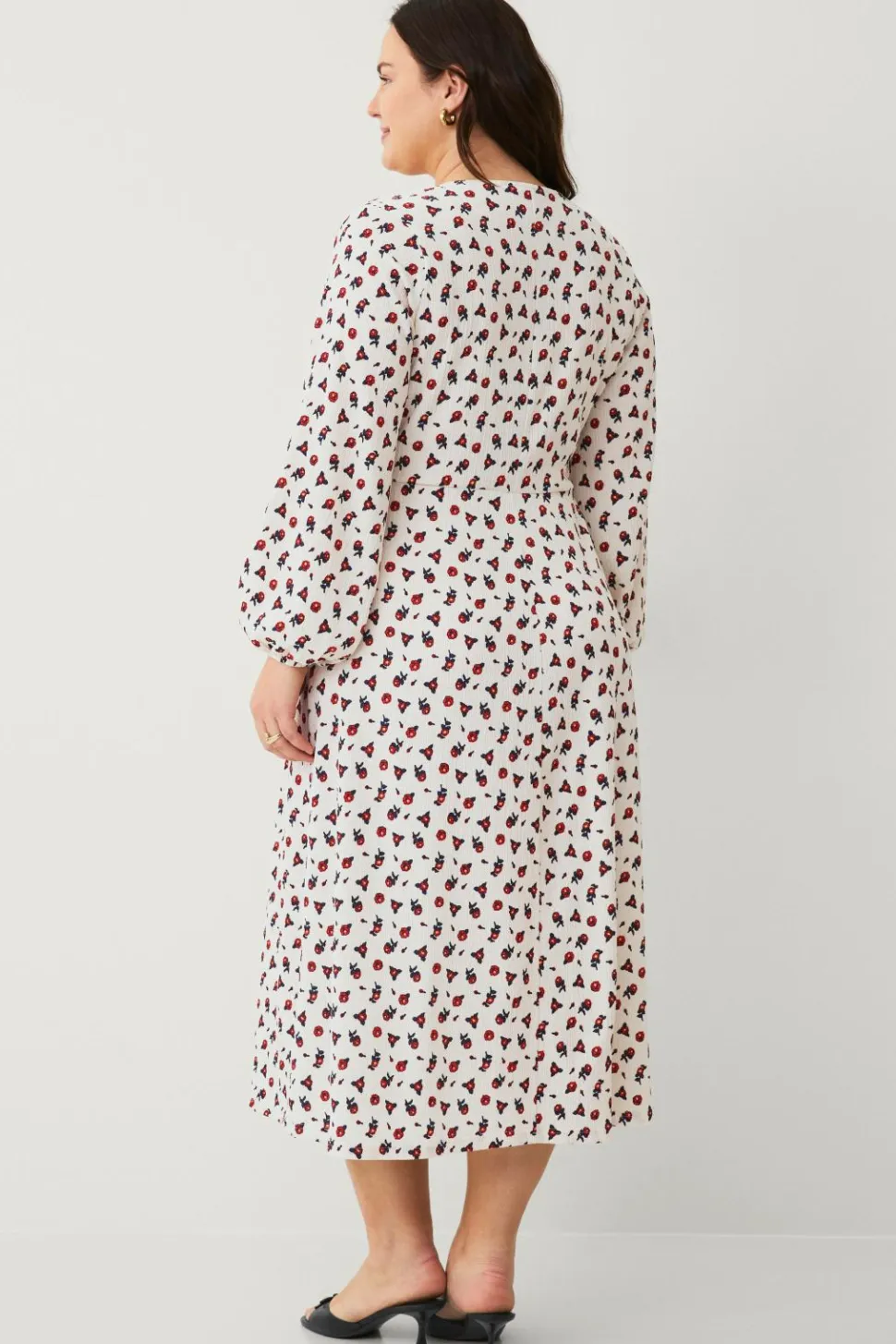 Ellos Plus collection Maxi kjole med V-hals