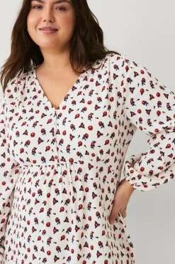 Ellos Plus collection Maxi kjole med V-hals