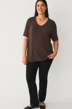Ellos Plus collection Blød top med V-hals