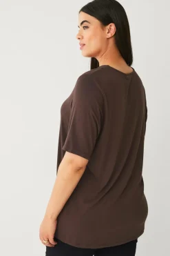 Ellos Plus collection Blød top med V-hals