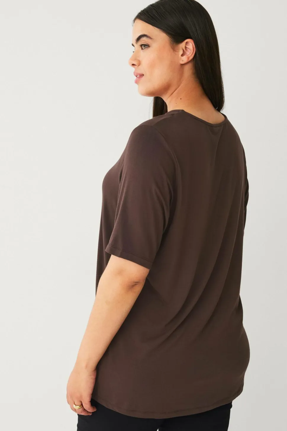 Ellos Plus collection Blød top med V-hals