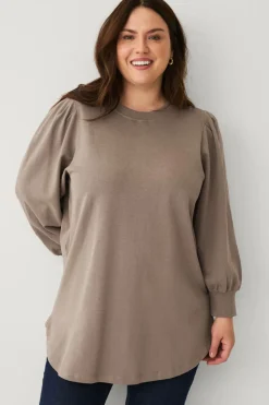 Ellos Plus collection Sweatshirt med pufærmer
