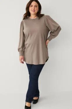 Ellos Plus collection Sweatshirt med pufærmer